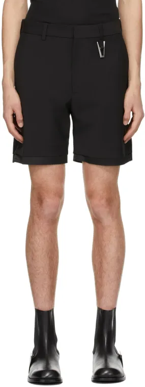 1017 ALYX 9SM Black 'A' Tailoring Shorts