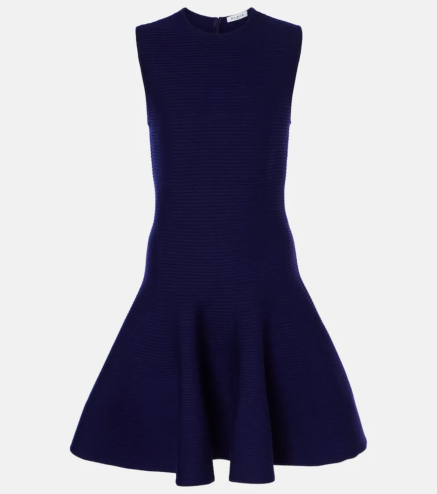 Alaia Wool-blend minidress