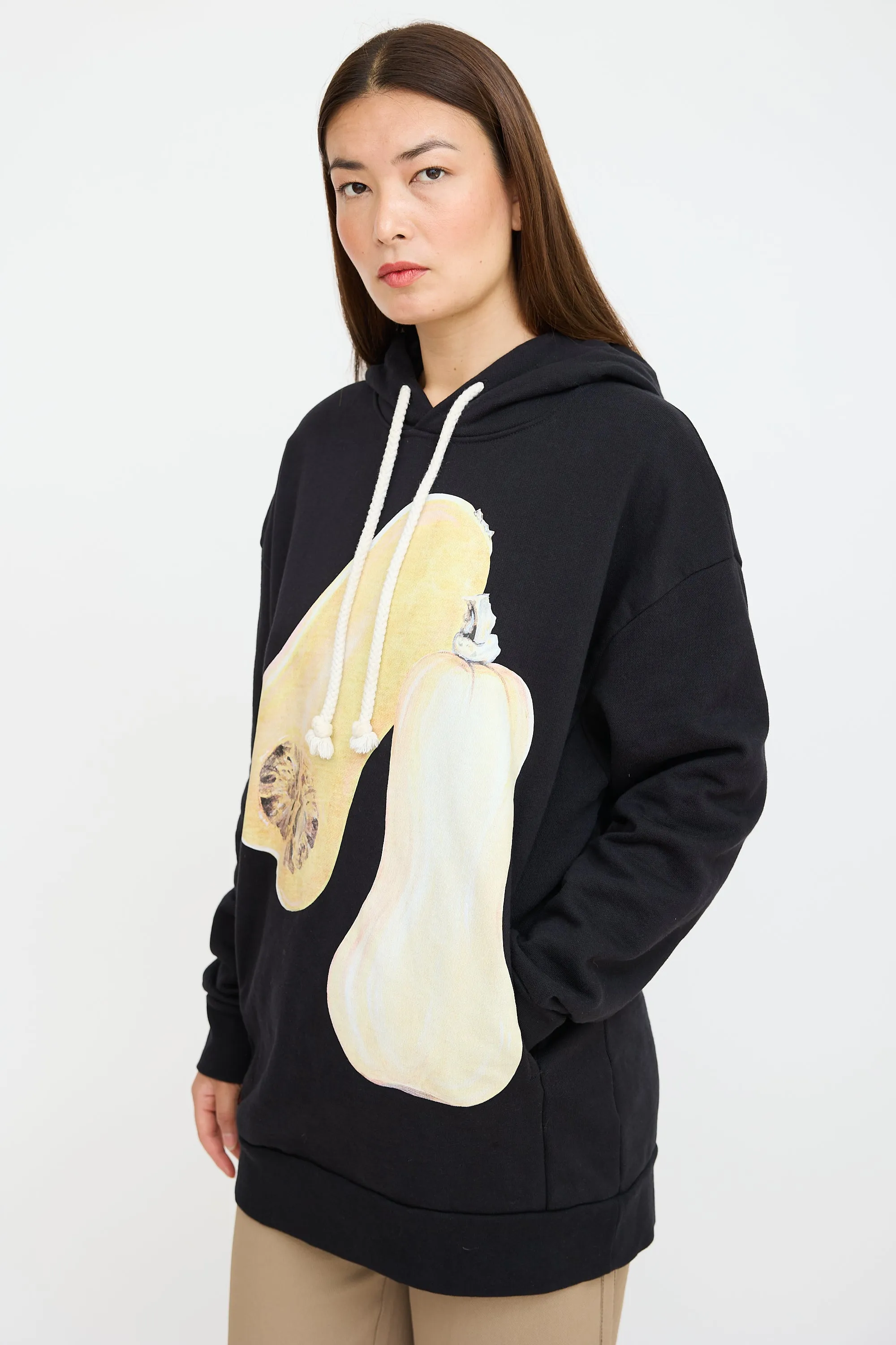 Black & Yellow Squash Hoodie