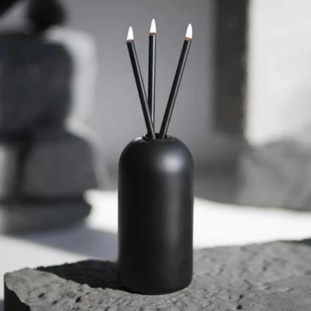 Black Everlasting Candlesticks