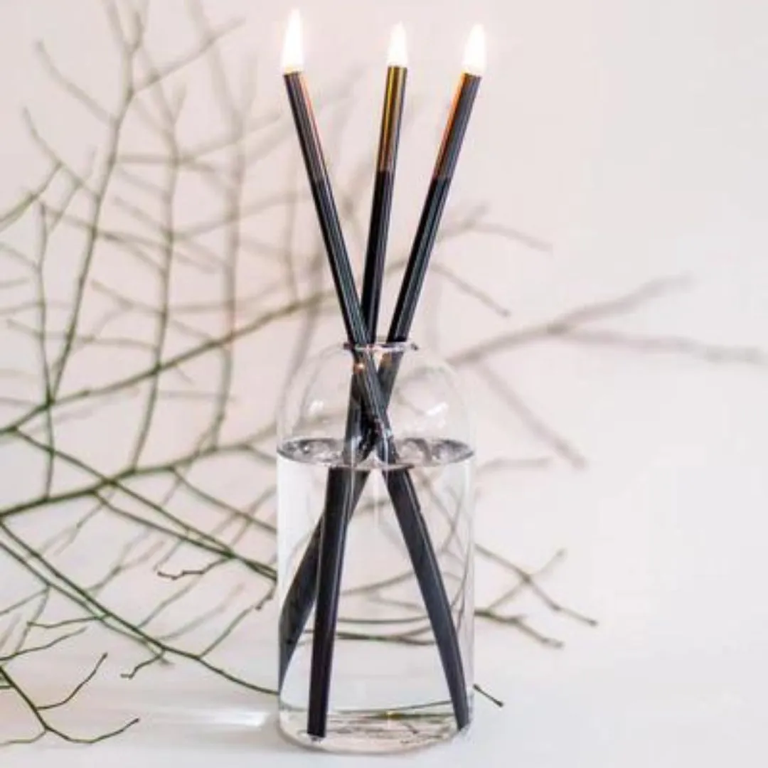 Black Everlasting Candlesticks
