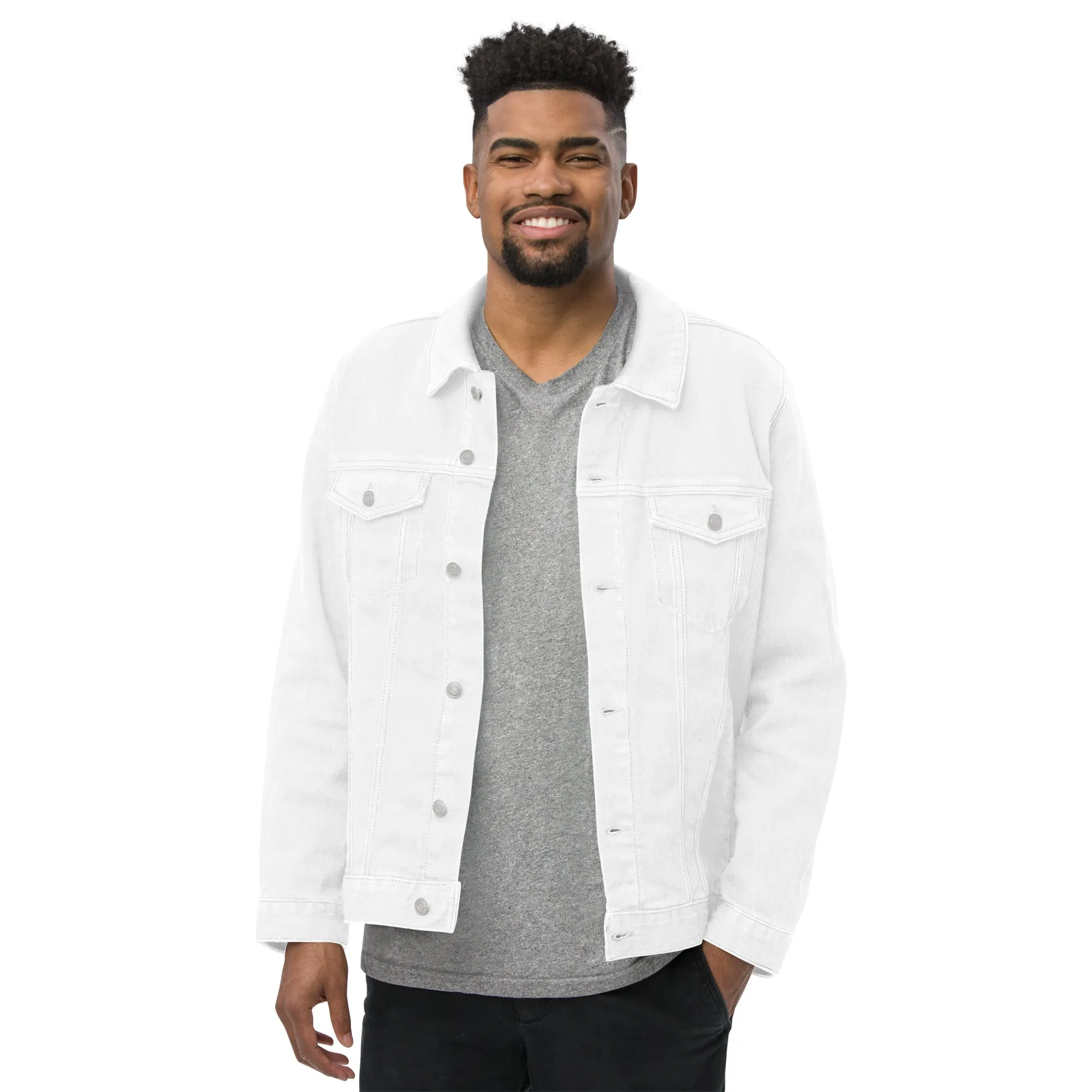 Black Mogul Supreme Unisex denim jacket
