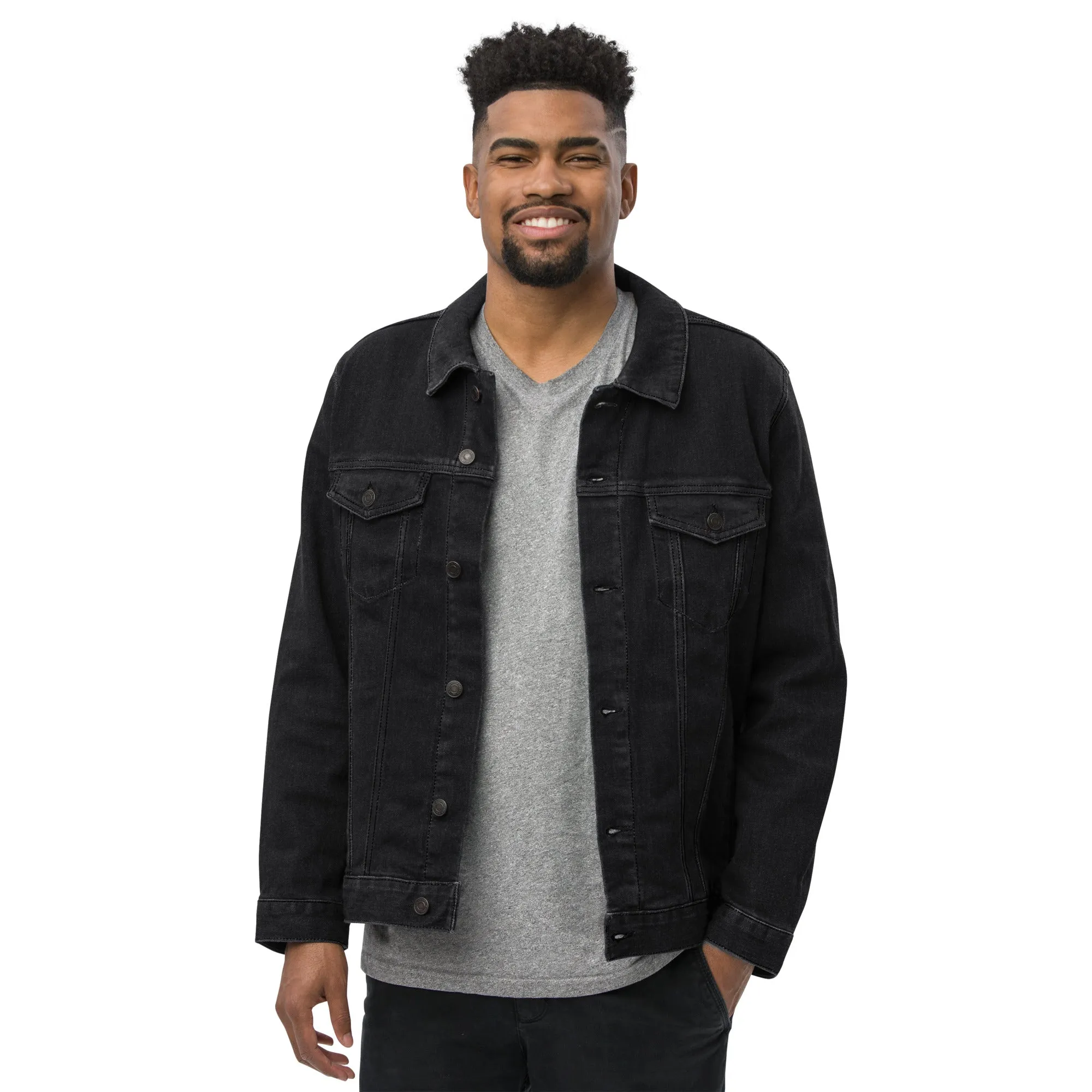 Black Mogul Supreme Unisex denim jacket