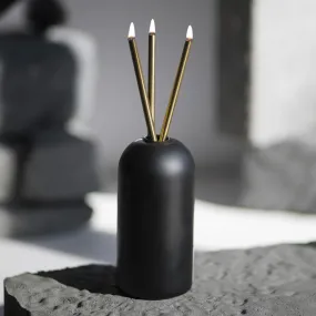 Black Wylie Everlasting Candle Vase