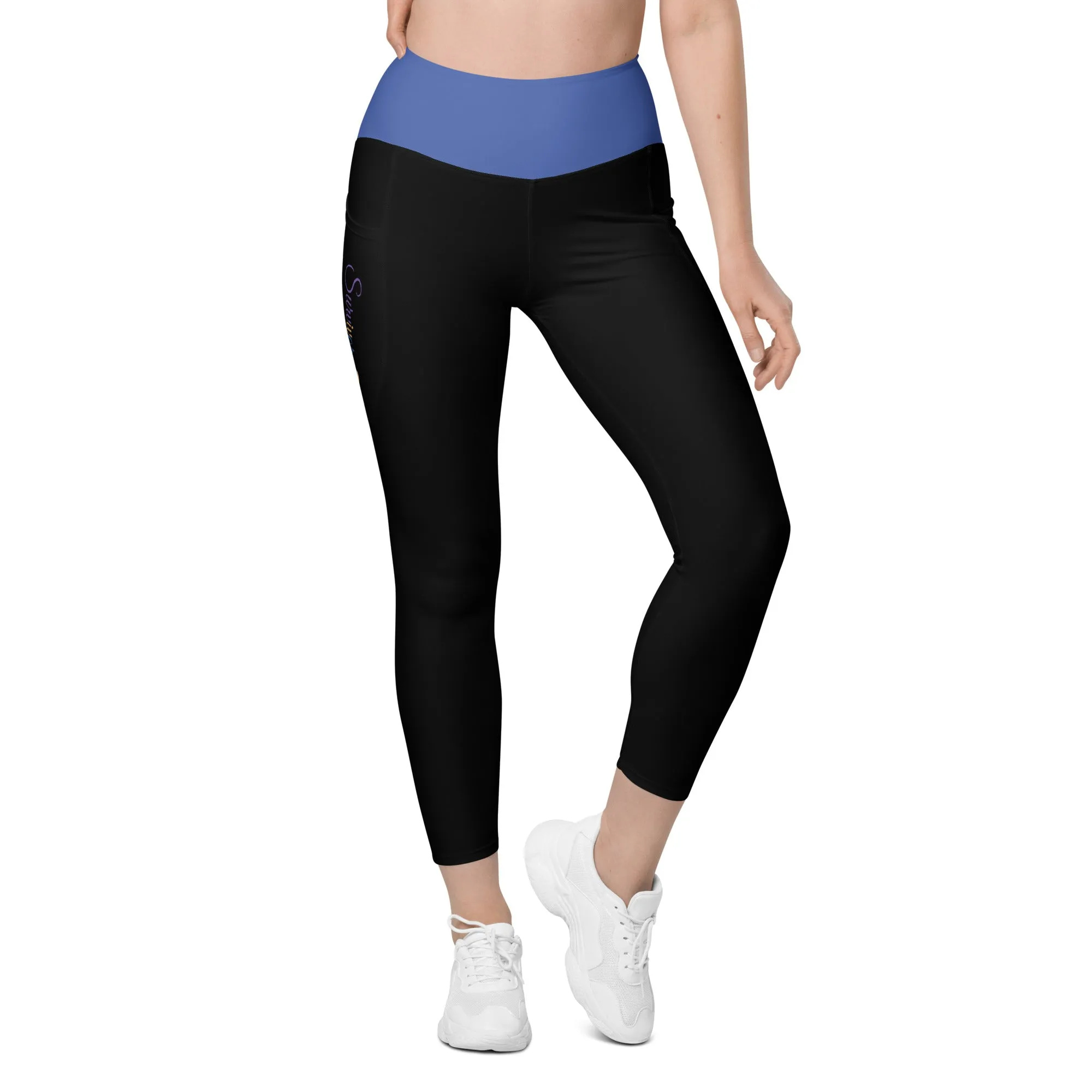 Bladder Cancer "Survivor" Ribbon Leggings with Pockets