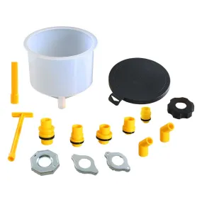 Car Radiator Coolant Filling Funnel Kit, Transparent Funnel Spill