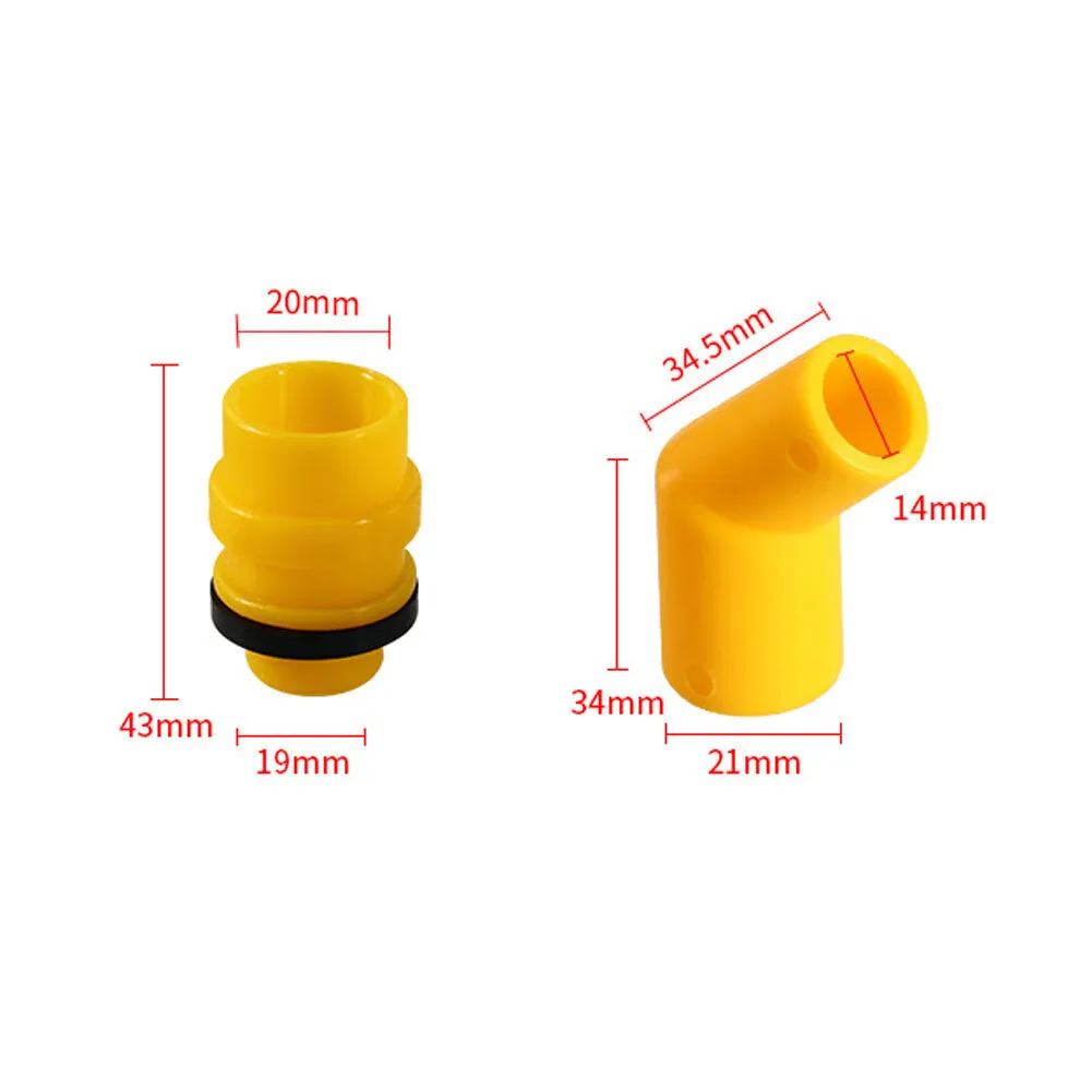 Car Radiator Coolant Filling Funnel Kit, Transparent Funnel Spill