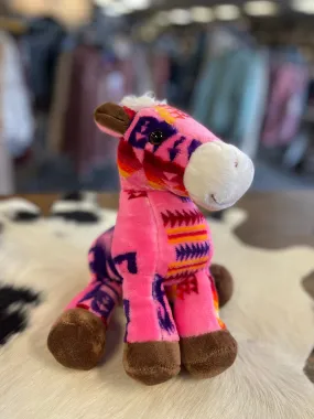 FLEECE PLUSH HORSE (PINK)