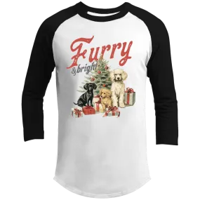 Furry & Bright | Long Sleeve Shirt | Christmas Cute Doggie