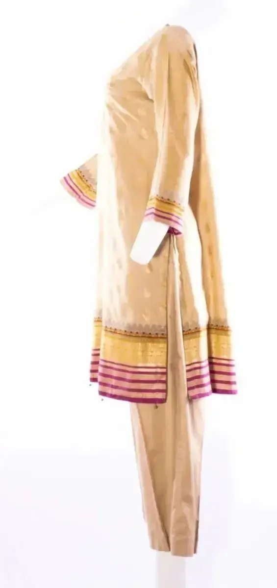 IshDeena Embroidered Indian Pakistani Dresses for Women - Wool Shawl Three Piece Set
