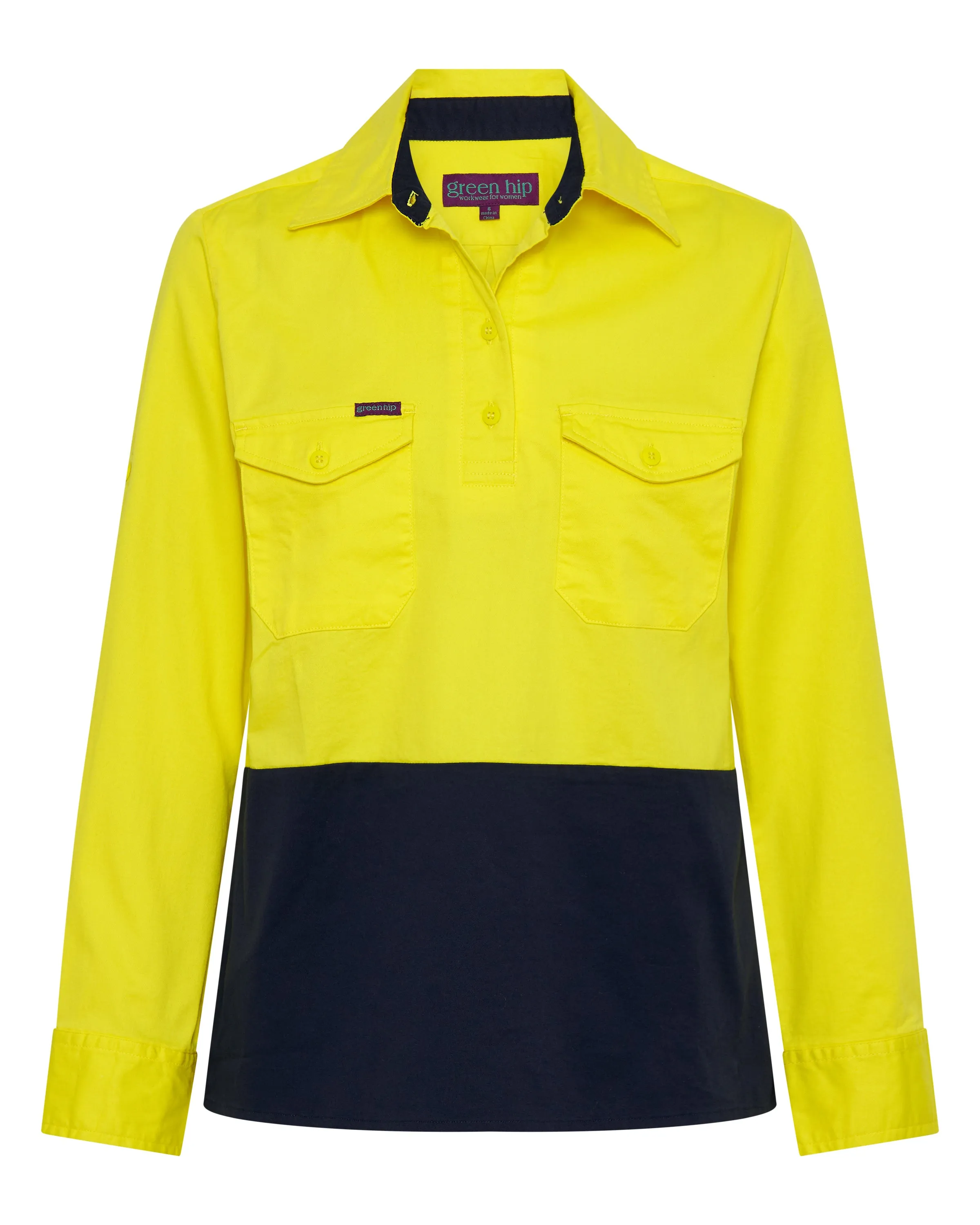 Light Weight Shirt Long Sleeve HiVis 'The Sunset Essential'