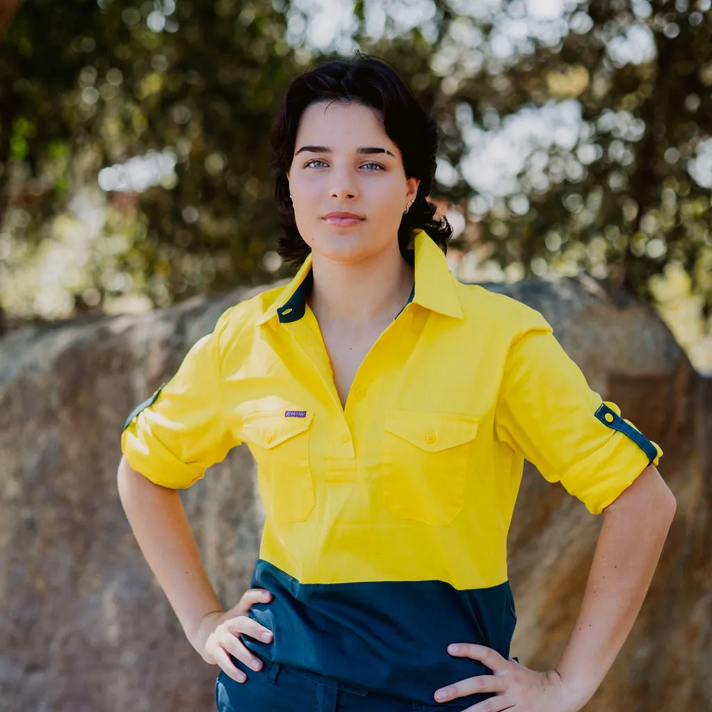 Light Weight Shirt Long Sleeve HiVis 'The Sunset Essential'