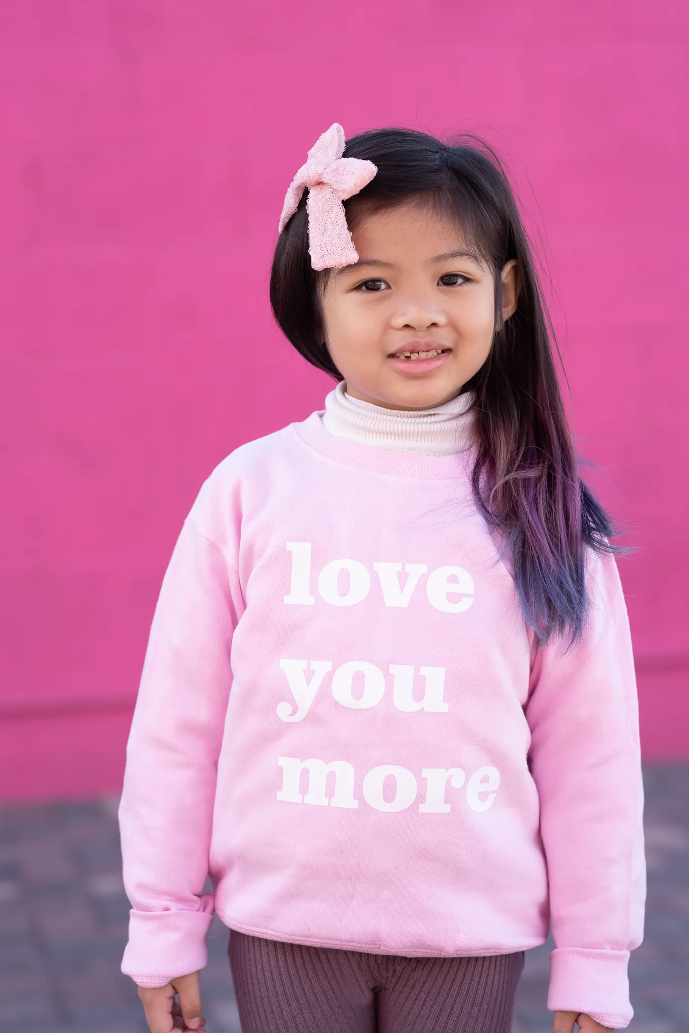 Love You More Kid's Pullover