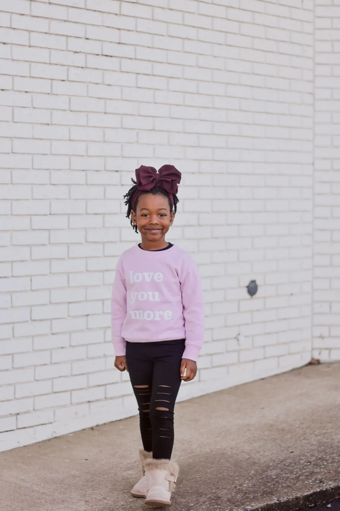 Love You More Kid's Pullover