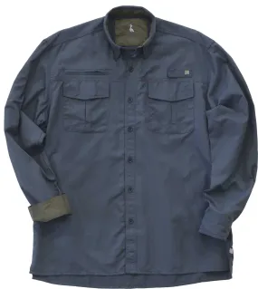 Performance Fishing Long Sleeve - Shark/Blue