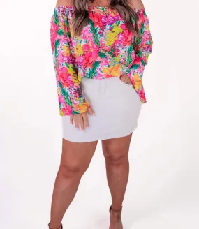Rio Floral Off The Shoulder Top