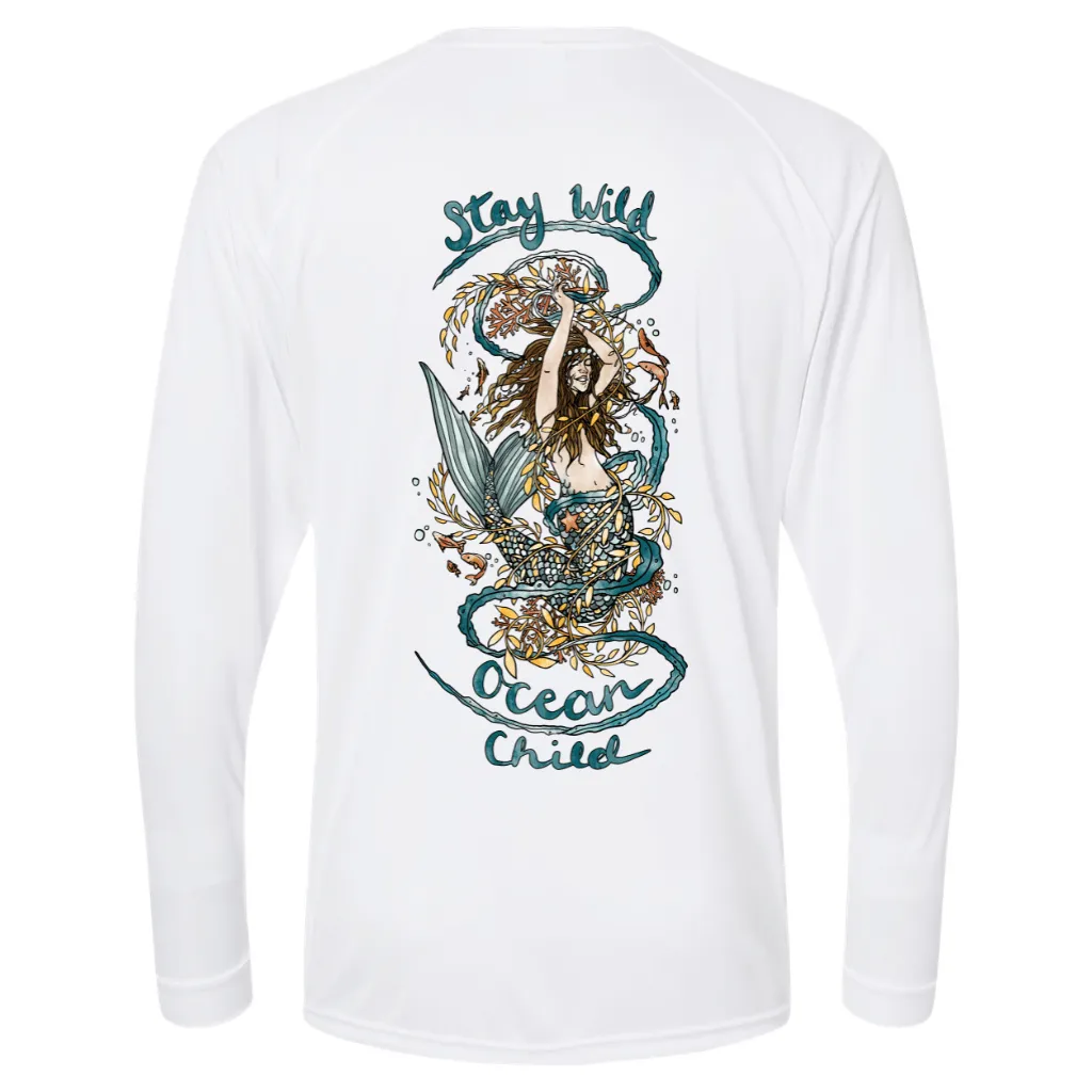 'Stay Wild Ocean Child' Performance Sun Shirt