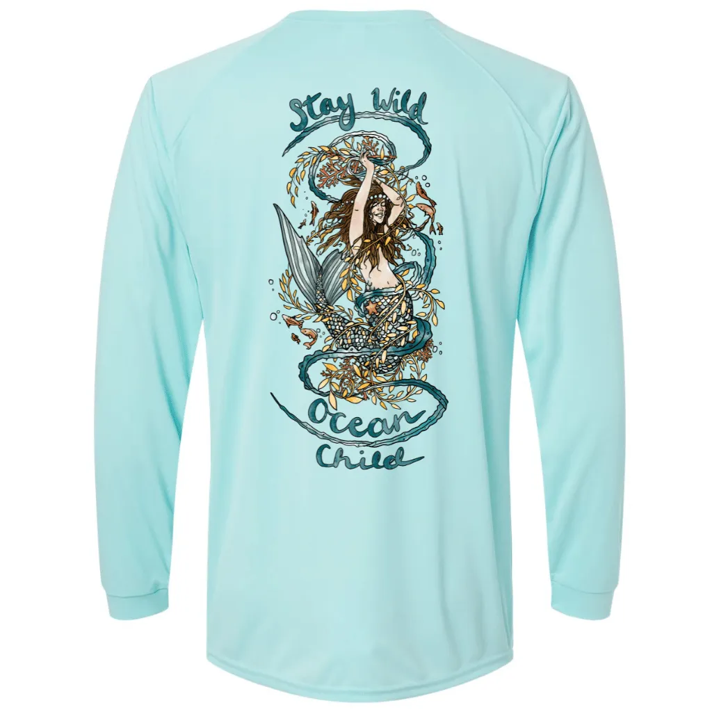 'Stay Wild Ocean Child' Performance Sun Shirt
