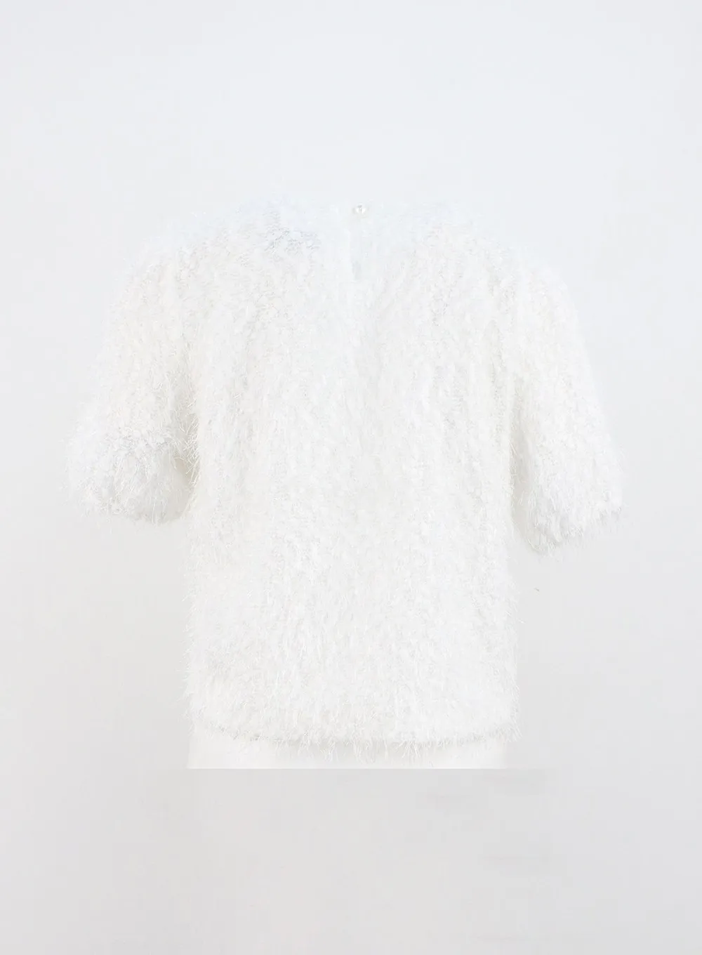 Textured Short Sleeve Knit Sweater ON320