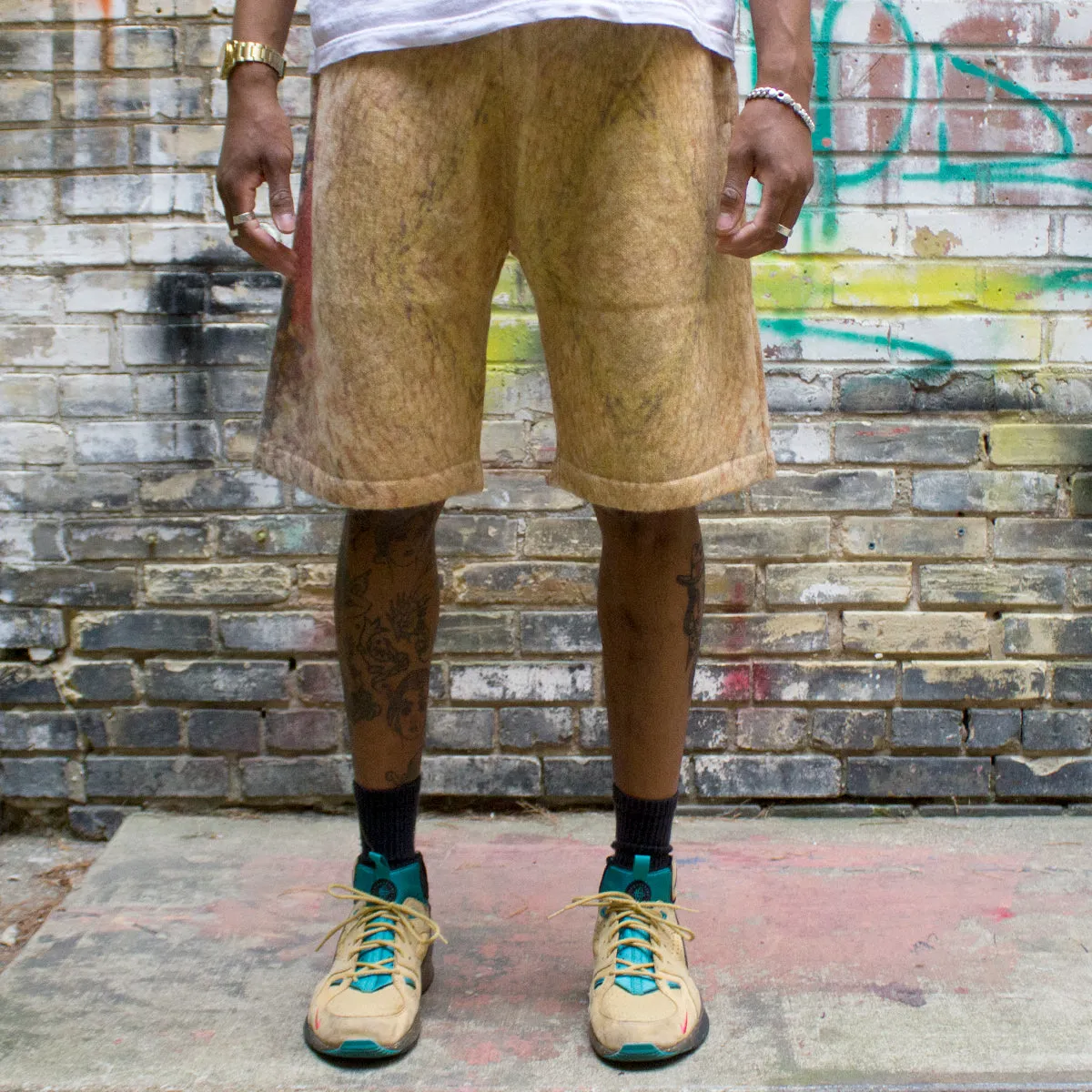 Wings Print Knit Short